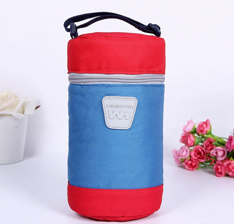 Cute Children School Water Bottle Cover Baby Feeding Insulation Bags Infant Thermos Baby Feeding Bottle Bag Fresh Food Lunch Bag (13)