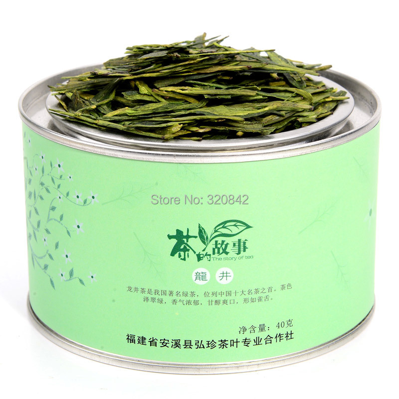 Longjing green tea Longjing tea leaves spring new green tea before rain authentic 40g with gift