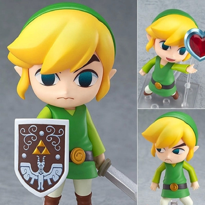 Hot ! NEW 10cm Legend of Zelda Link action figure toy Christmas gift with Original box