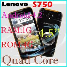 Original Lenovo S750 4 5 IPS Quad Core Phone IP67 Waterproof 8MP Camera 1GB RAM 4GB