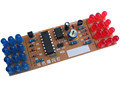 Double color strobe kit NE555 CD4017 thunderbolt flash electronic production of electronic training DIY
