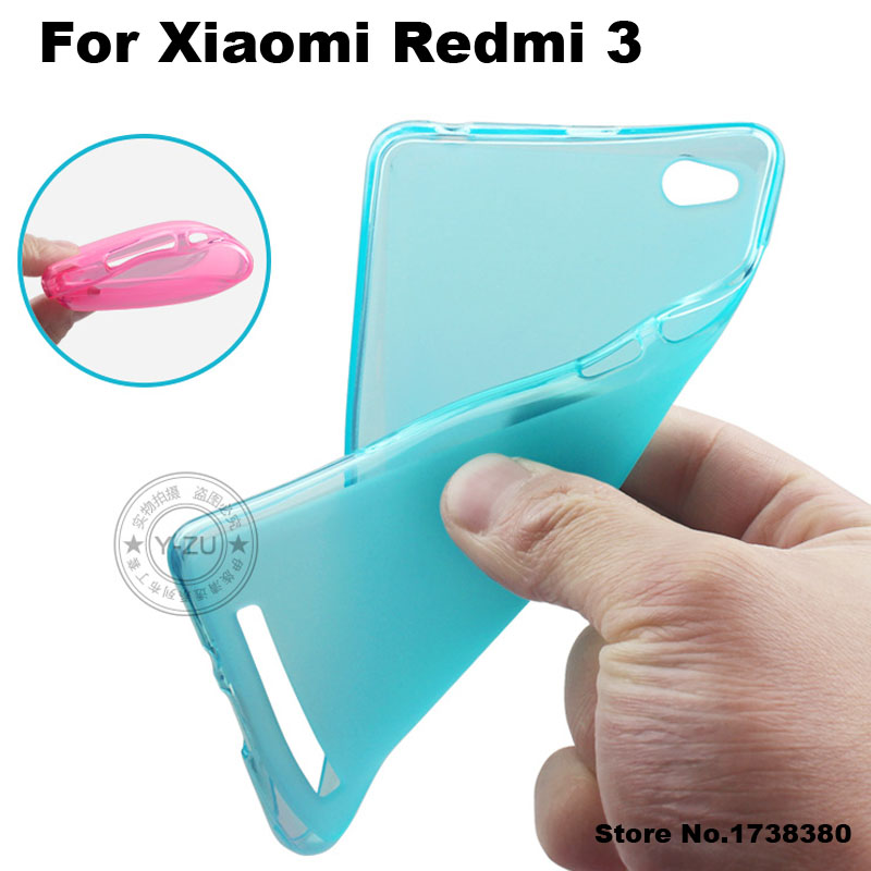 Xiaomi Redmi 3 Case Cover Matte TPU Soft Back Cover Phone Case For Xiaomi Redmi 3