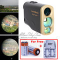 Free Shipping 1000M Waterproof Laser Rangefinder Telescope Distance Speed Measurement for Outdoor Hunting Golf Battery Charger