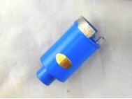 Envío gratis de alta calidad 1 unid diamond wet mármol agujero consideró core bits 25 mm M10 interno roscado para mármol / perforación de hormigón