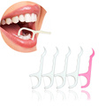 50pcs Disposable Dental Flosser Interdental Brush Teeth Stick Toothpicks Floss Pick Oral Care reduces dental disease
