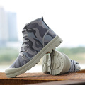New Fashion Camouflage Tactical Boots Lace Up Round Toe Rubber sole men Military Boots Assault Canvas