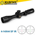 Marcool 4 14X44 SFIR Red Green Illuminated Tactical Gear Optics Hunting Rangefinder Scopes Front Sight DHL