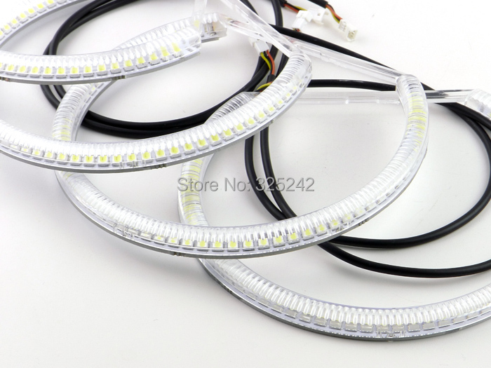 Switchback LED Angel Eyes Halo Rings Kit For BMW E46 Non projector(10)