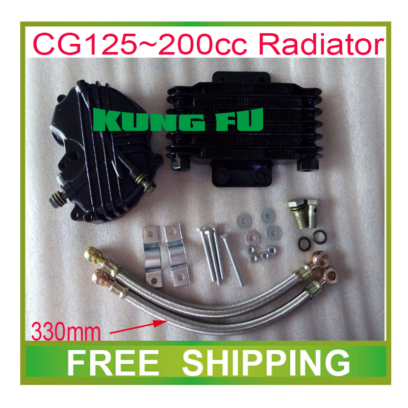 CG125 CG150 CG200 CG250 125cc 250cc dirt pit bike font b motorcycle b font radiator cooling