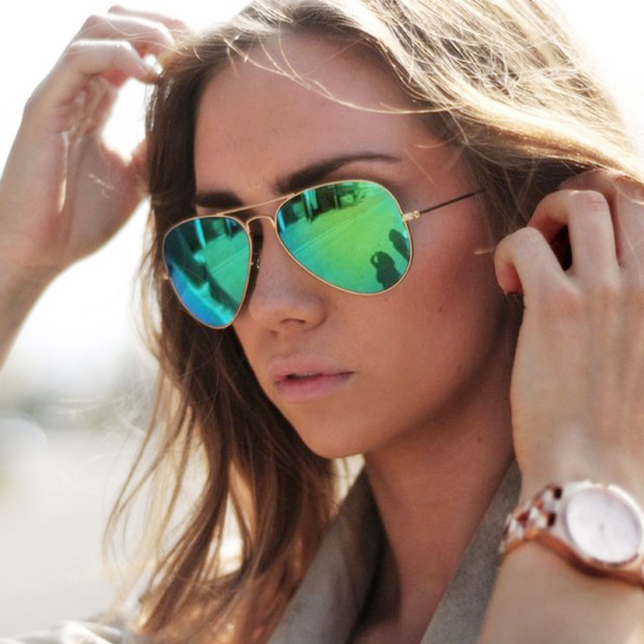 Image of EYEFIT Hot Sale Eyewear & Accessories Pilot Driveing Sunglasses Men Women Multicolor Mirror UV400 Sun Glasses Male Female Brand