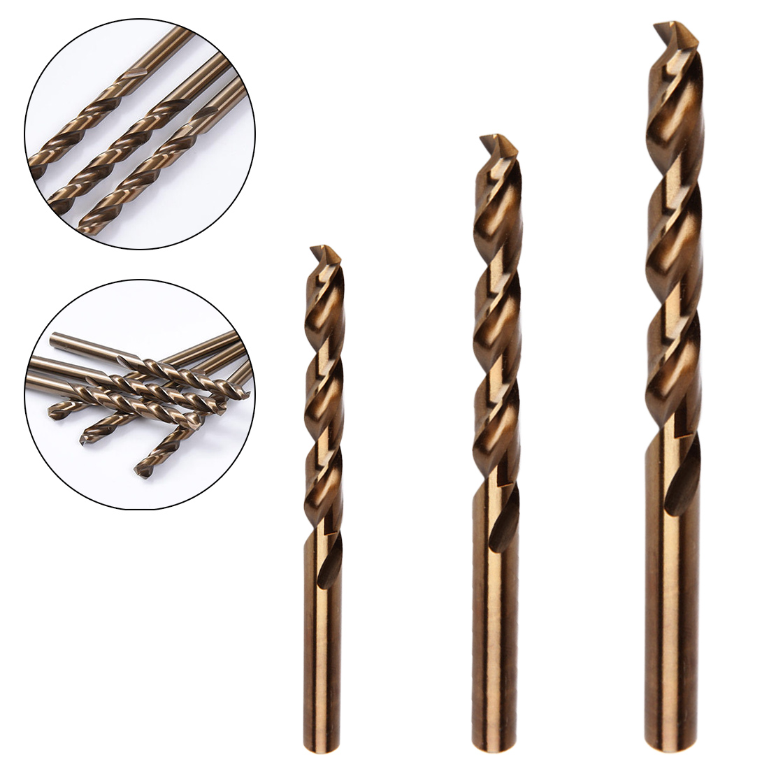 10 x 1.5mm Professional Drill Bits HSS-Co Cobalt Metal Plastic Wood