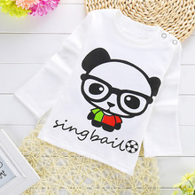 Lovely cartoon style baby t-shirt infant clothes Spring winter Base shirt Backing shirt Undershirt freeshpping