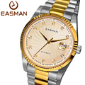EASMAN Brand Watch Men Gold Plated Watch Luxury Screw Crown Sapphire Water Resistant Automatic Mechanical Wristwatch