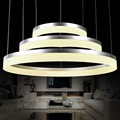 100 80 60CM Fashion 3 Rings Led Modern Ceiling Lights For Living Room Bedroom Luminaire LED