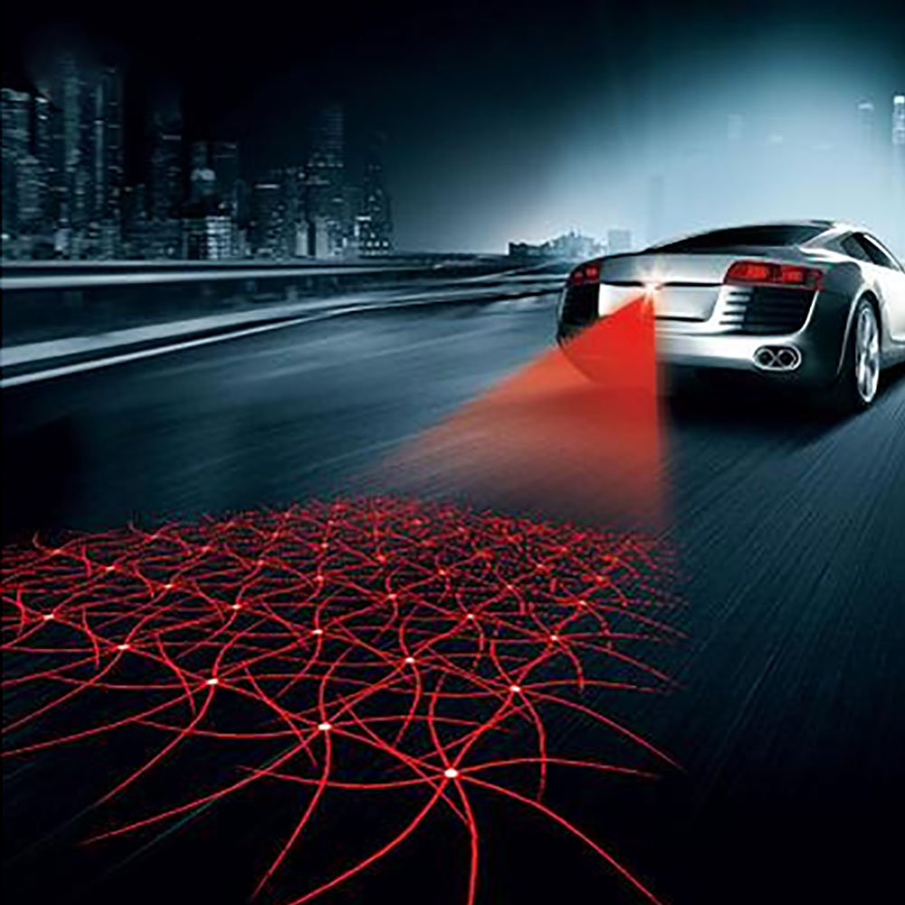 1 piece lot 12V Anti Fog Anti Collision Rear End Car Laser Led Car Rainproof Tail