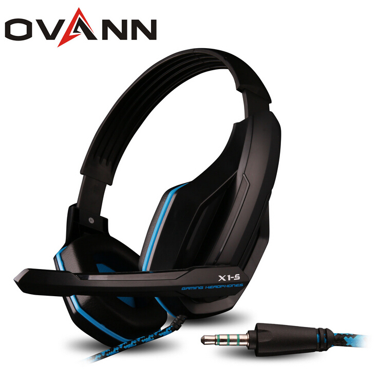 Headband Headset with combined Mic and headphone plug for single jack