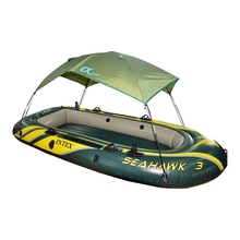 Intex Seahawk 68347 68349 68351 серии надувная лодка солнце жилье 2 3 4 человек пвх резиновые intex рыбацкая лодка палатка