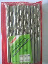 5mm twist drill bit 10pcs 1lot high speed steel hot sale Maximum drill wholesalers whole network