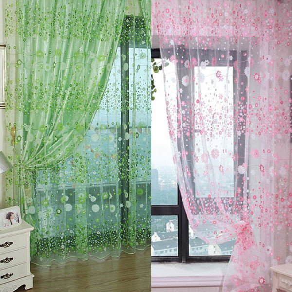 Curtains Drapes Valances Home Garden Lace Floral Door Window