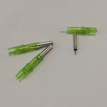 3PCS Lighted Nock Compound Bow Green LED Lighted Arrow Nock For ID 6 2mm Archery Hunting