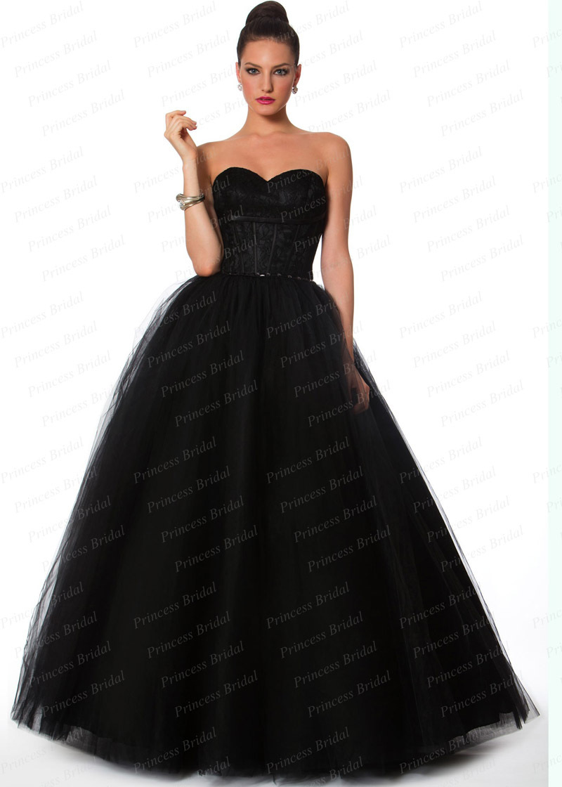 Wedding Black Tulle Dress aliexpress com buy free shipping puffy sweetheart beaded floor length long black tulle ball gown indian evening dress with top l