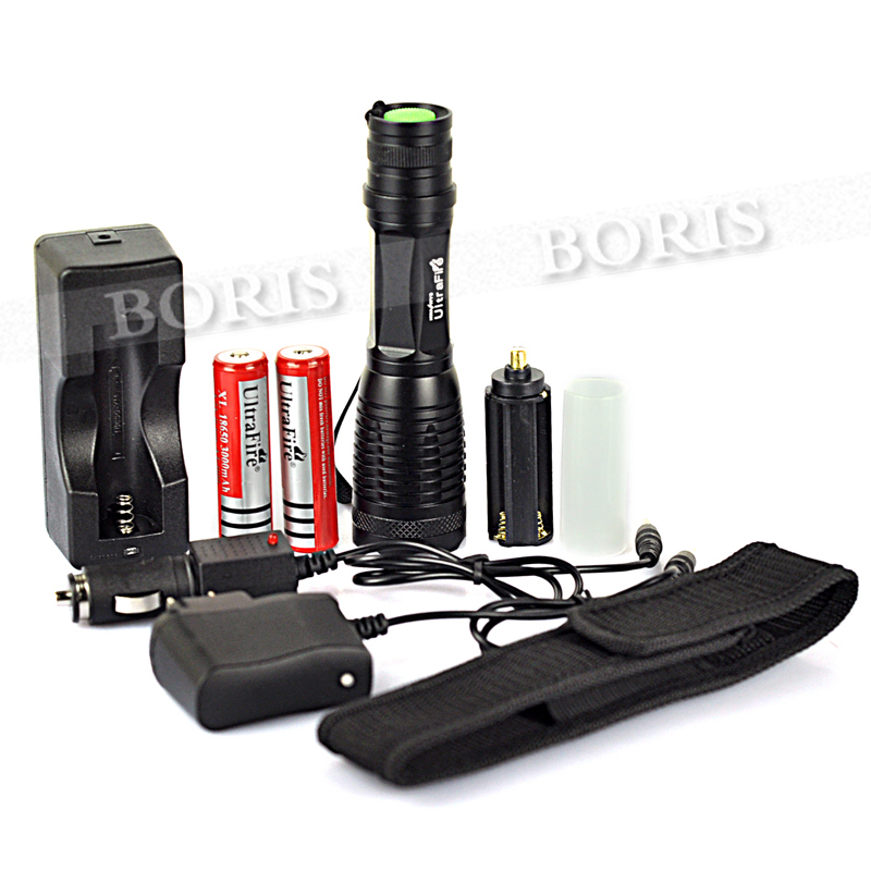 UltraFire XM L T6 2000LM LED Torch Zoomable Adjustable LED Flashlight Torch light AAA Lamp 18650
