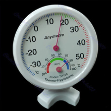 Free Shipping Mini Indoor Thermometer Hygrometer Wall Temperature Measure-PY-PY