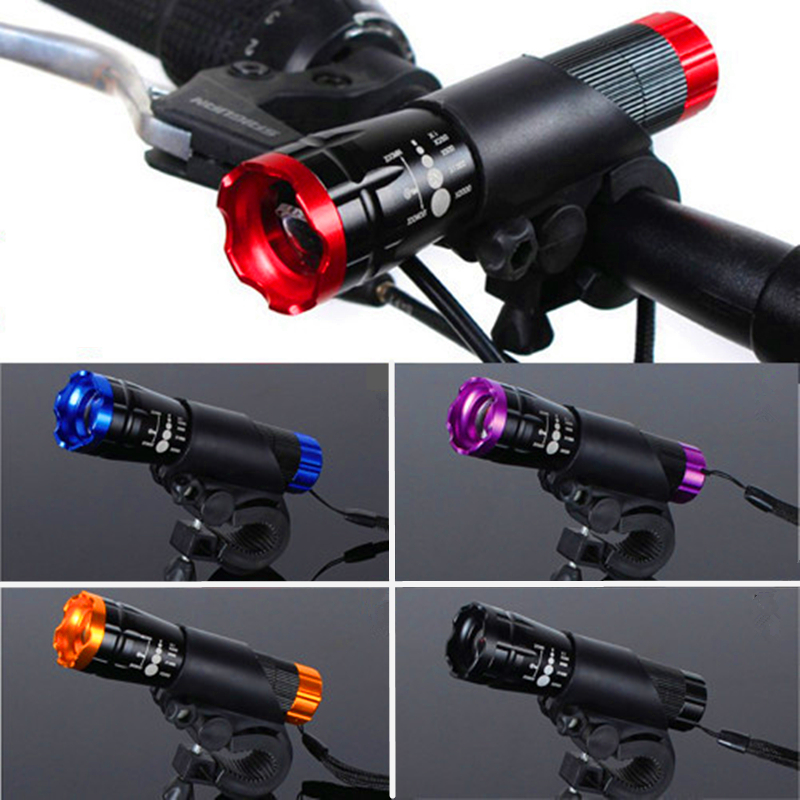 Image of Good Cycling Head Light Bike Bicycle LED Flashlight Front HeadLight Waterproof Mount Penlight 2000Lumens Rotary Zooming Light
