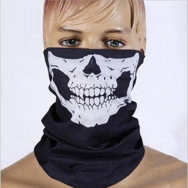 Magic Scarf Biker Skeleton Ghost Skull Face Mask Costume Halloween Cosplay Props