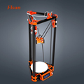 2016 Newest Aluminium Structure DIY 3d Printer Kit Kossel 3D Printer With Heated Bed 40m Filament