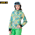 WHS 2016 New Women Outdoor Ski Jackets windproof Lady Cotton warn Coat Sportwear Teenager Cotton Elegant