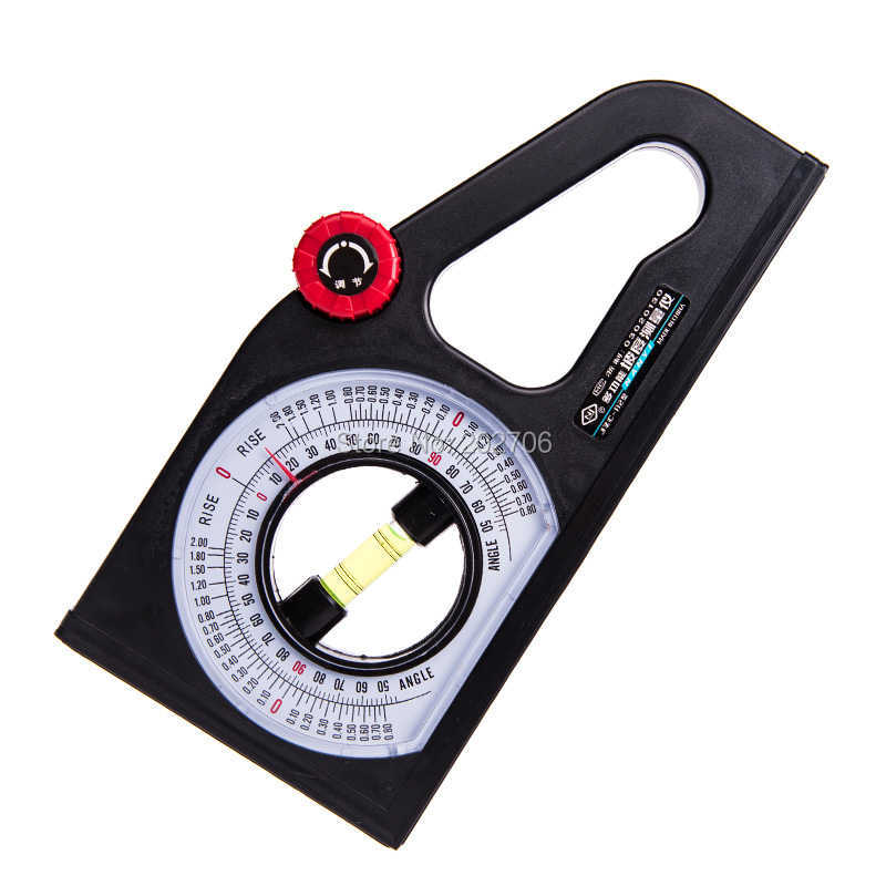 Multifunction Slope Meter with Comparison Table ABS Engineering Plastic Easy Reading for Civil Engineering Constructional Engineering Slope Angle Meter 