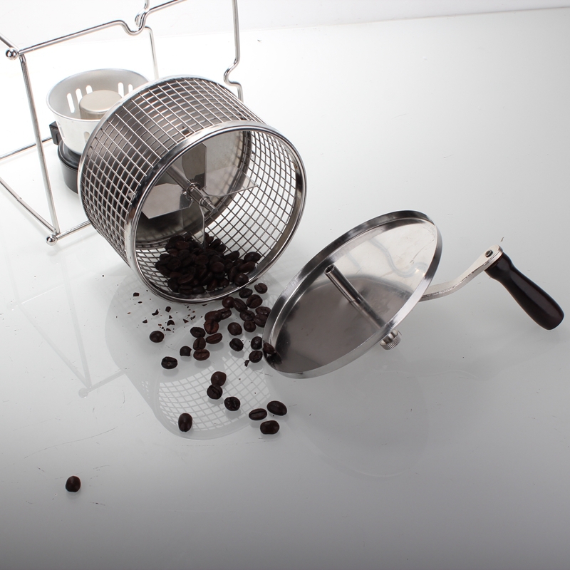 Steel use manual Manual maker coffee  Hand Roaster how  Use Bean 304 to Coffee  Coffee Maker Stainless