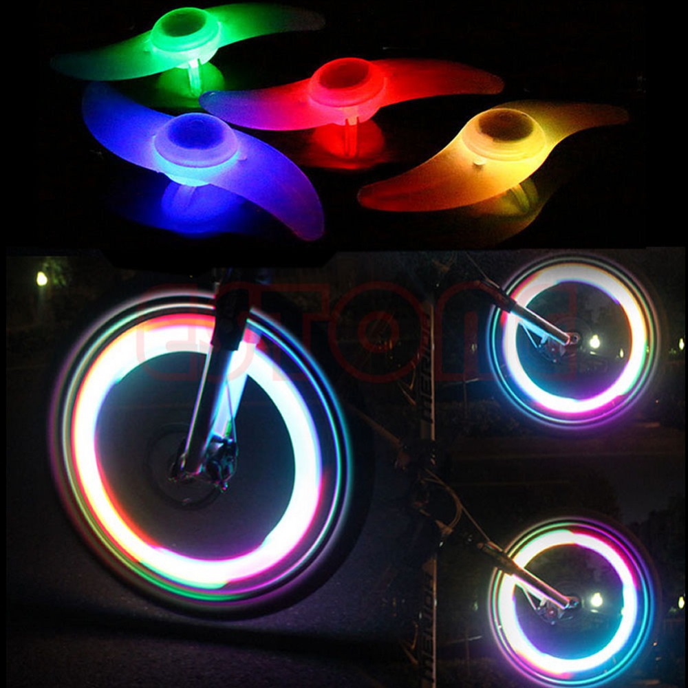 Image of Free Shipping 3 Mode Bike Bicycle Light Cycling Spoke Wire Tire Tyre Wheel LED Bright Lamp