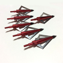 6pc broadheads fixed blade for hunting archery 100 grain arrow head 6Pc aftershock hunting arrow head