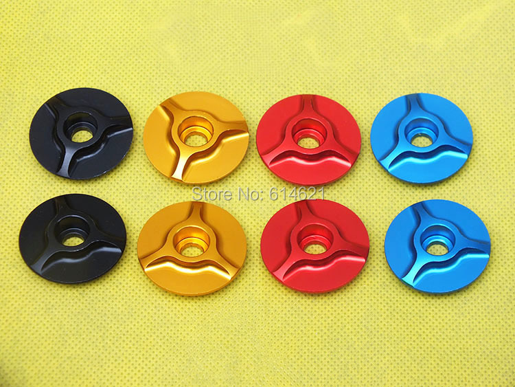 New VP Bicycle Bike Alloy Headset Stem Top Cap w// Expander Plug 1-1//8/" Blue