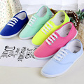 Women canvas shoes flat shoes 2016 new fashion 12 colors women flat shoes ladies shoes