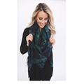 Winter Tartan Female Scarf Designer Checkered Wool Blend Brand Shawls Men Scarves Hot Sale Thicken Soft