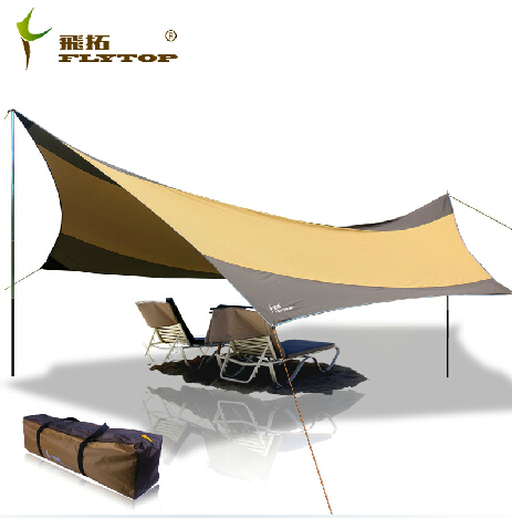 Recreation Outdoor Tent Shelter The Sun Awning Collapsible Gazebo Canopy Beach Tents Camping Sun Shade FLYTOP Tent