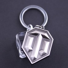WOT Game World of Tanks Keychain Tanks Key Chain Cool Accessories Jewelry Wholesale Gift for Men Boyfriend Custom Accepted