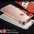 Kasatin 6 6S Luxury Brand Rose Gold Mirror Bumper Case For Apple iPhone 6S Plus Aluminum