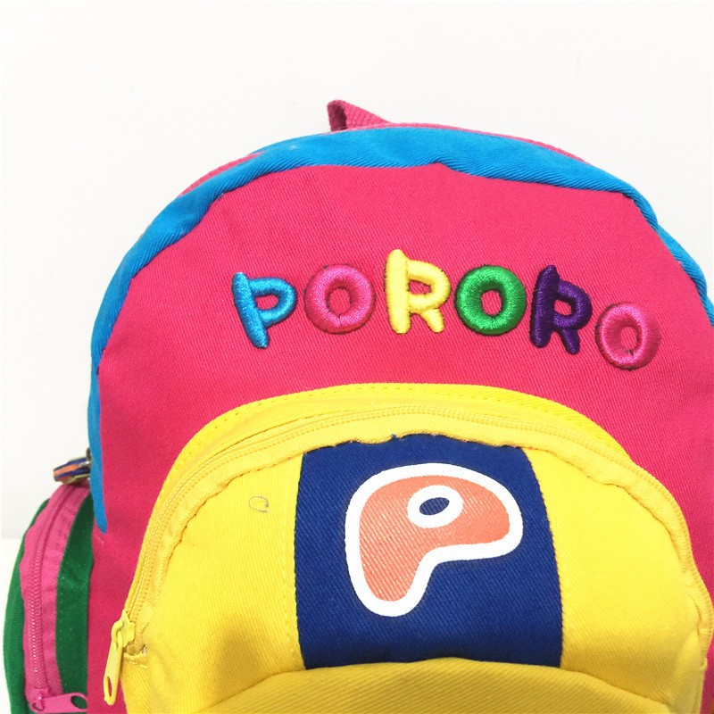 Pororo School Bags Cartoon Pororo Little Penguin Bag Plush Backpack Anti Lost Bags Children School Bags Backpack Free Shipping (5)