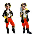 2016 New 3 Pcs Set kids pirate costume cosplay costumes set for kids halloween costumes children