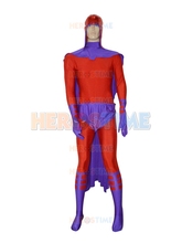 Magneto X-men Costume spandex Male halloween cosplay Superhero costumes fullbody zentai suit hot sale