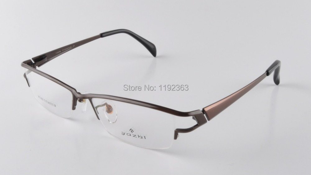 Temperament High Quality Glasses Frame Men Titanium Half ...