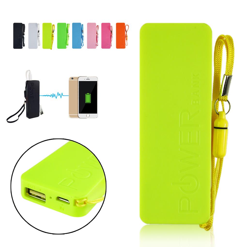 Image of Portable Practical Ultra-thin 5600mAh Vivid colors mobile USB power bank general charger external backup battery pack