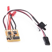 1/16 1/18 1/24 RC tanque del barco del coche 10A ESC Brushed inversa de velocidad del Motor controlador con freno accesorios modelo