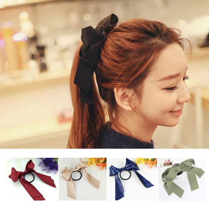 Image of 2014 New Nice Hair Accessories Ribbon Bowknot Elastic Hair Band for Women