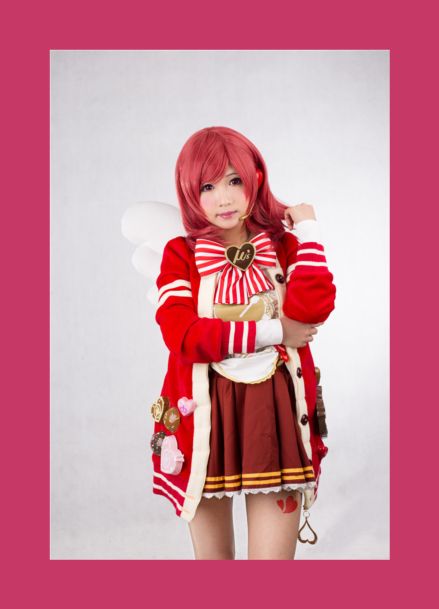 Love Live Nishikino Maki sweet chocolate Valentine's day  cos Dress Cosplay Costume Halloween costume for women