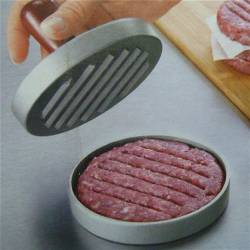Image of 2016 Hot Sale Kitchen Hamburger Press Roast Meat Mold Maker Metal Machine 12cm/4.8inch Cooking Meat Tools Drop Shipping
